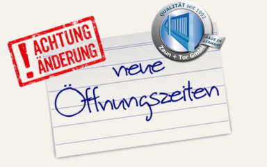 Den Artikel lesen: Neue Öffnungszeiten ab April 2021