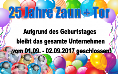 Den Artikel lesen: 25 Jahre Zaun + Tor